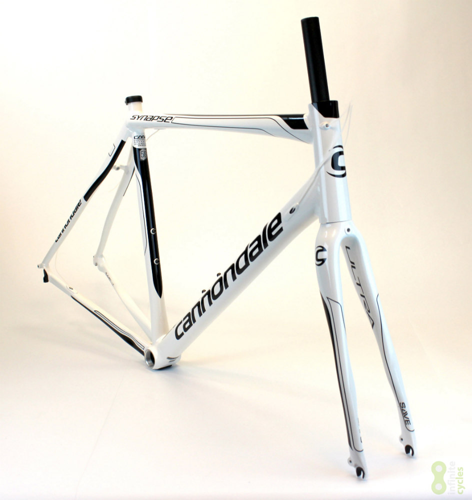 Cannondale 2015 Synapse Alloy White w/ Black Size 51 cm Frame and Fork